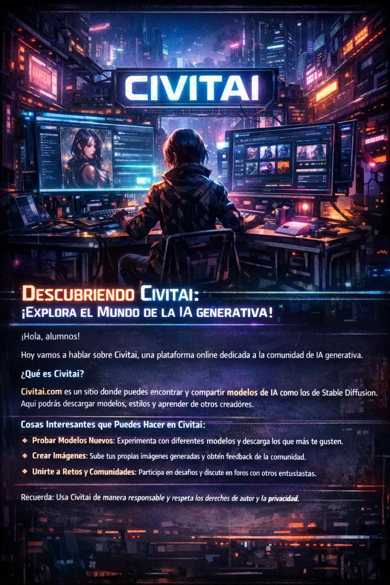 Civitai: un espacio para explorar la IA generativa