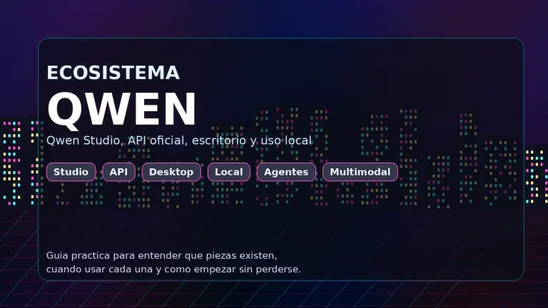 Ecosistema Qwen: qué es Qwen Studio, cómo funciona su API y qué puedes hacer desde escritorio